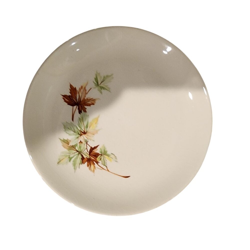 Vintage Maple Leaf Bread and Butter Plate by Salem China Co circa 1960s